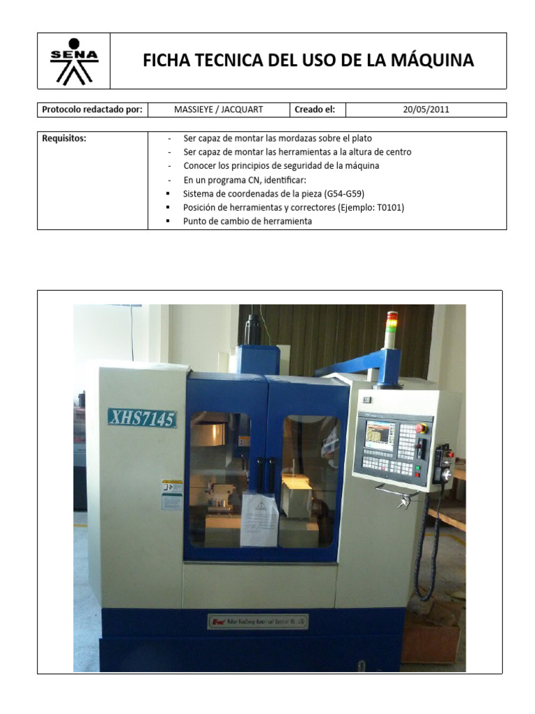 Guia didactica_Fresadora 4 ejes | PDF | Control numerico | Máquinas