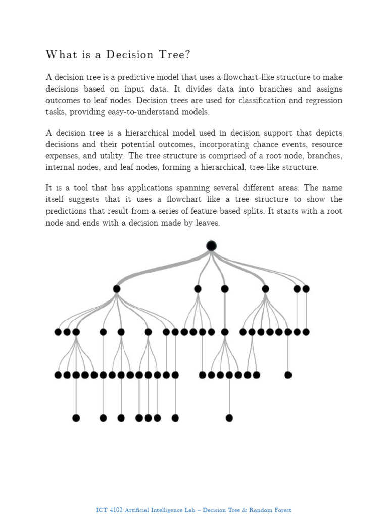 Decision Tree Random Forest Theory | PDF | Artificial Intelligence ...