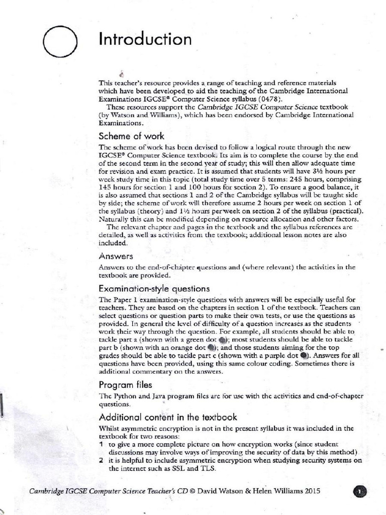 Igcse Computer Textbook Answers Hodder Education Compress | PDF