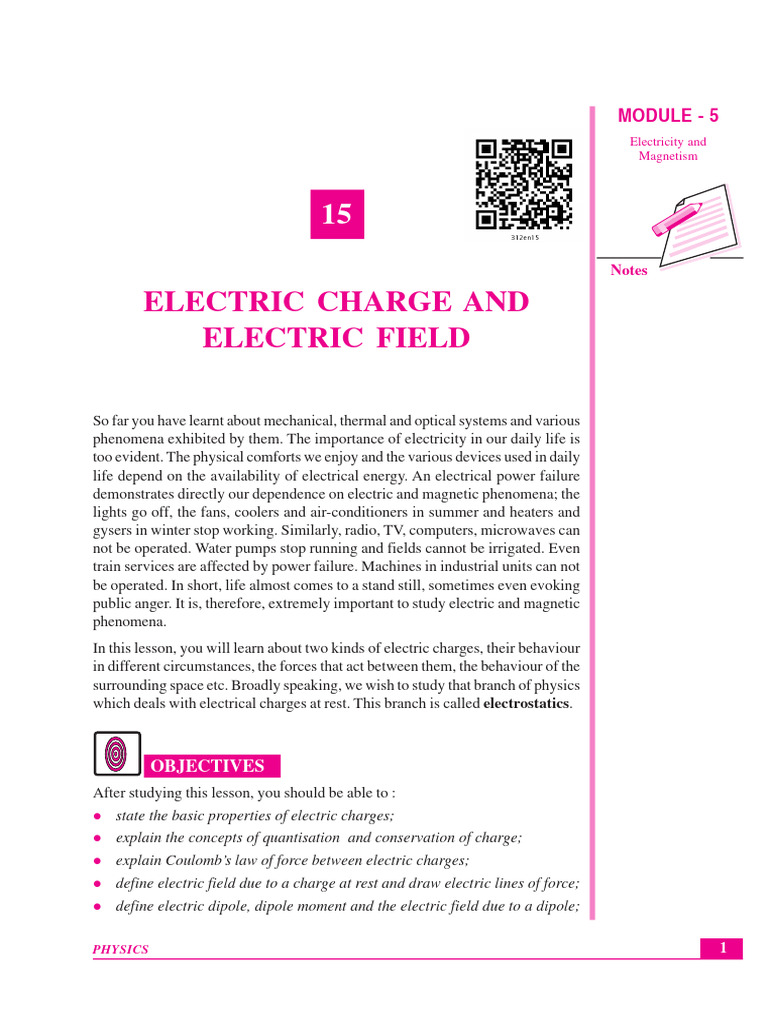 Understanding Electric Charges and Fields | PDF | Electric Charge ...