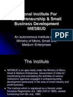 National Institute For Entrepreneurship & Small Business Development Niesbud