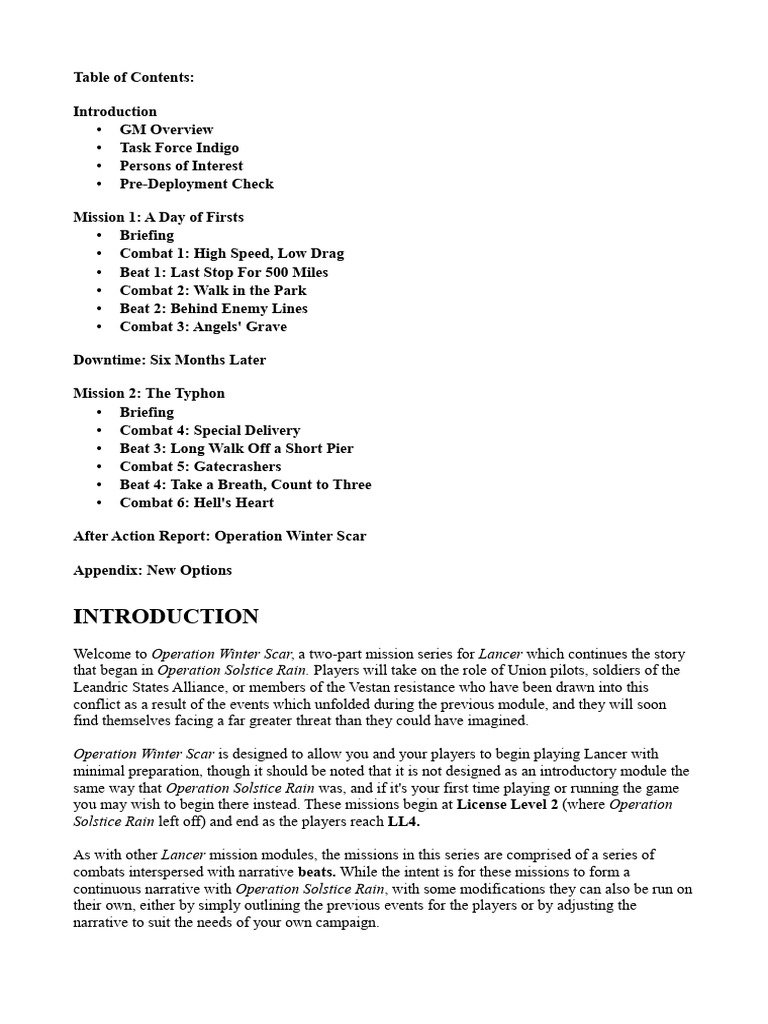 Operation winter scar 1 5 download free pdf military intelligence