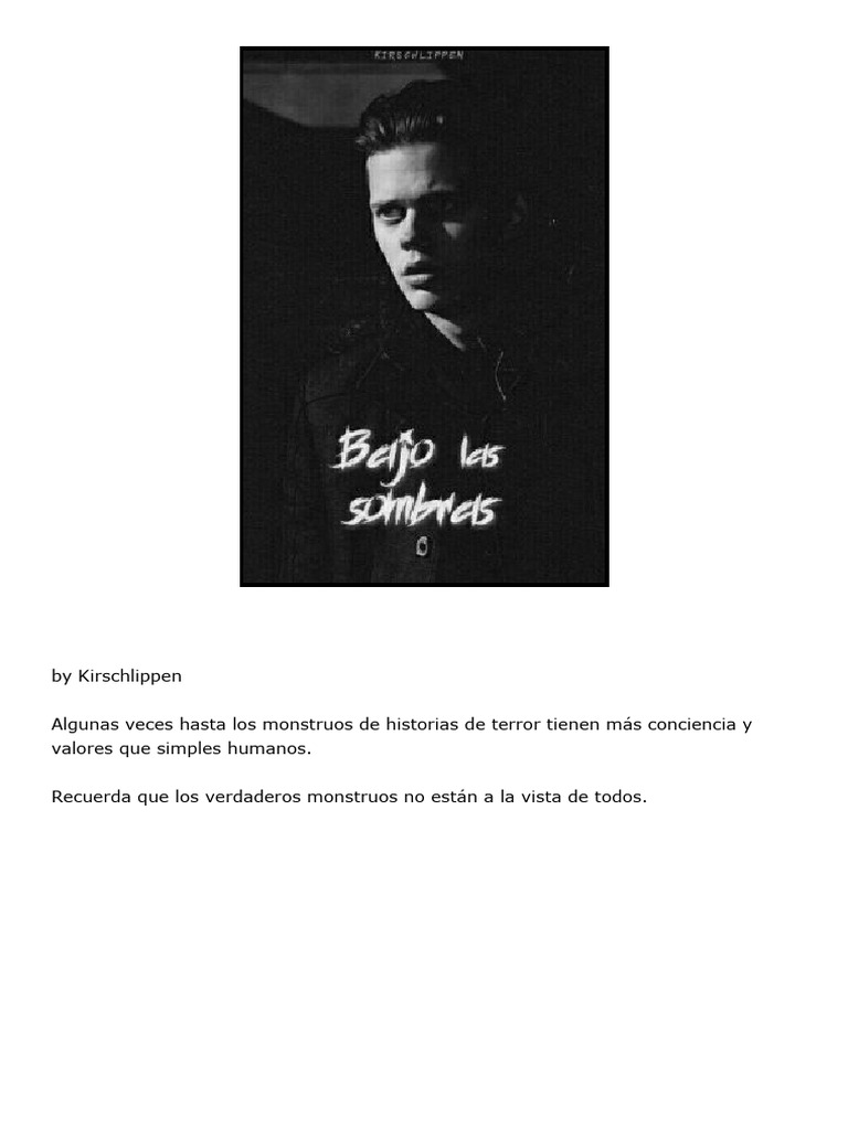 Bajo Las Sombras (Bill Skarsgård) | PDF | Ficción general, image size:768x1024