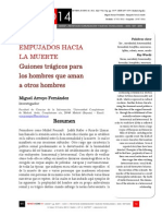 Empujados Hacia La Muerte. Guiones Trágicos para Los Hombres Que Aman A Otros Hombres.