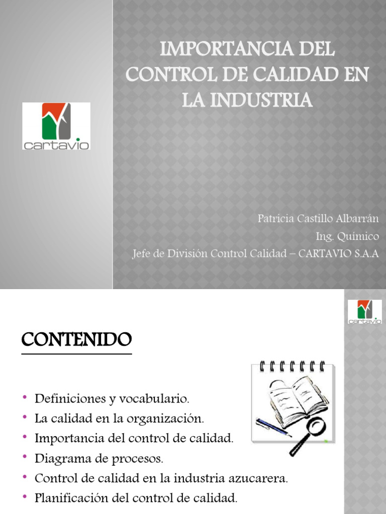 05 - Imp. Control de Calidad en La Industria | PDF | Calidad (comercial ...