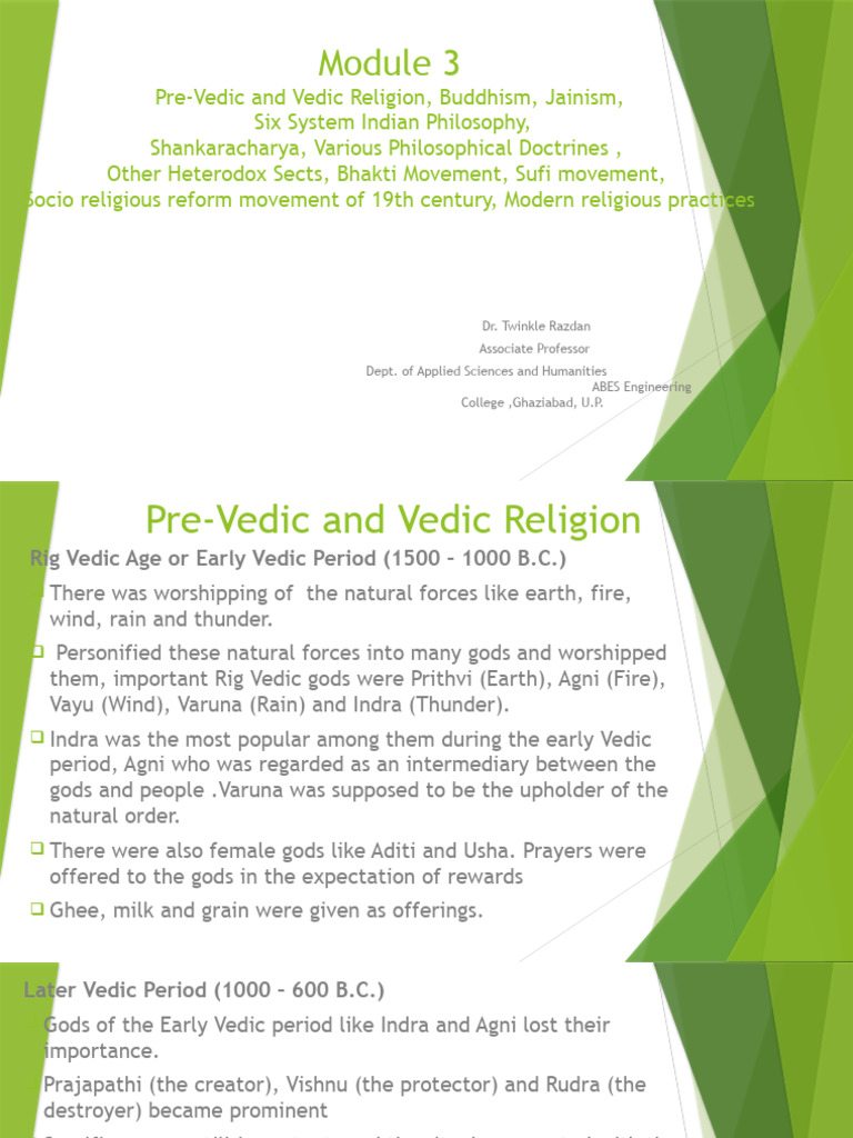 Indian Philosophy and Religious Evolution | PDF | Brahman | Vedanta