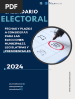 Calendario Electoral 2026: Fechas Clave | PDF | Votación | Elecciones