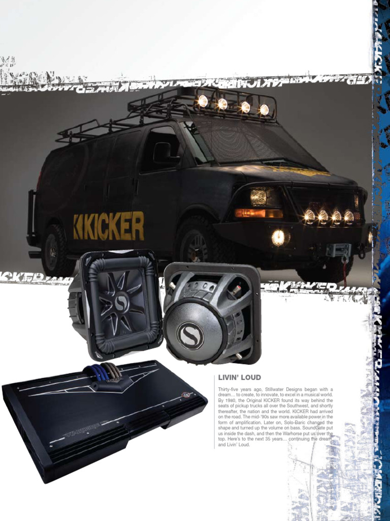 KICKER Audio: Power and Performance | PDF | Amplifier | Loudspeaker