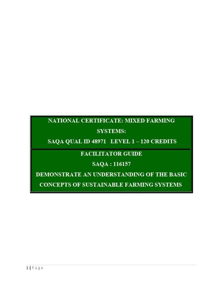 Saqa 116157 facilitator guide pdf learning data