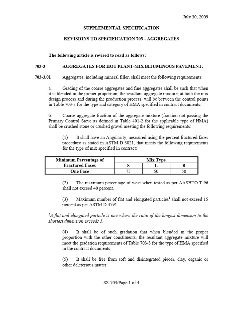 Aggregate Specs for Road Builders | PDF | Construction Aggregate | Road ...