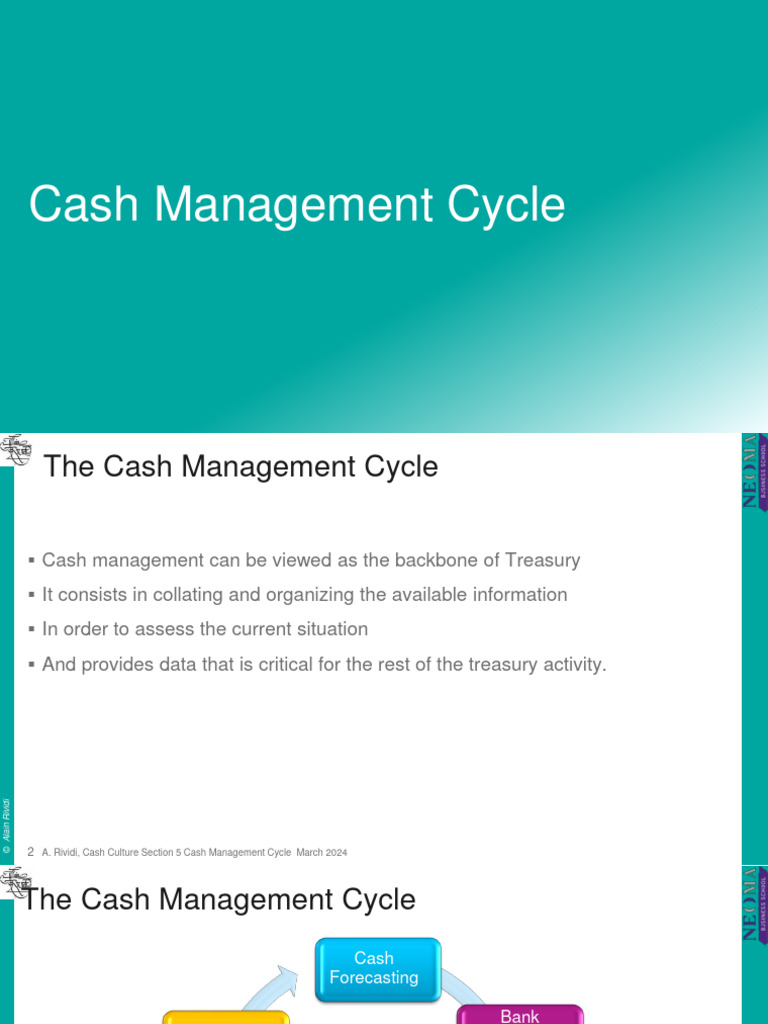 Chapter 5 Cash Management Cycle 2024 Part 1 | PDF | Banks | Euro