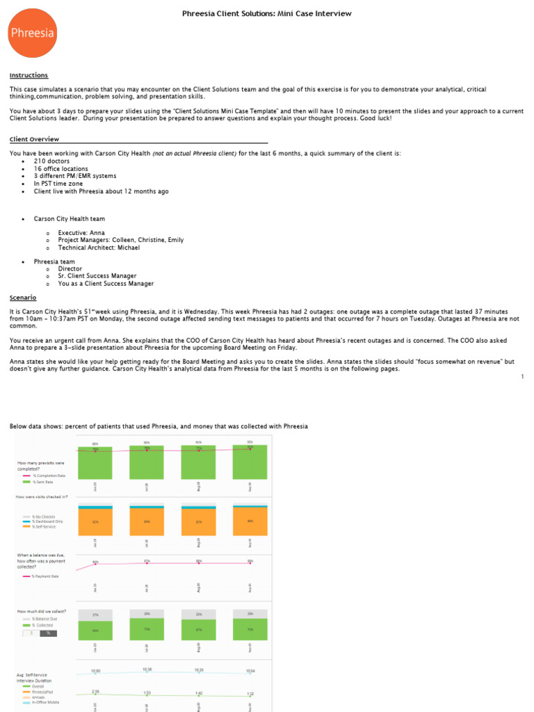 Client Solutions Mini Case Instructions | PDF | Finance & Money Management