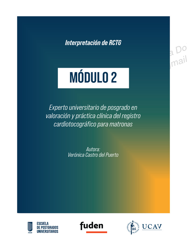 M2 - Interpretación RCTG - 77841375 | PDF | Embarazo humano | Salud ...