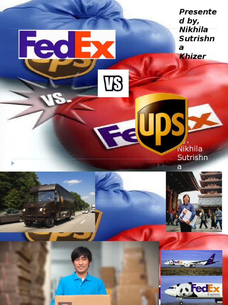 Fedex Vs Ups | PDF | United Parcel Service | Fed Ex