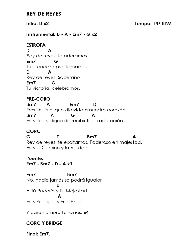 Rey de Reyes | PDF