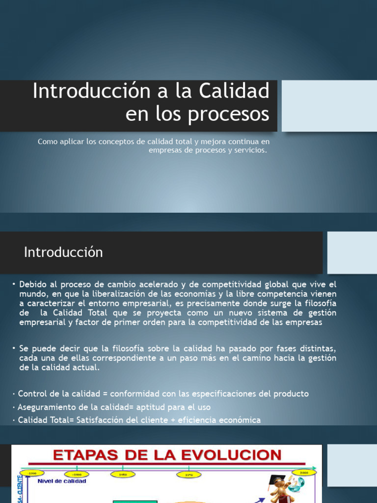 Calidad Total y Mejora Continua | PDF | Calidad (comercial) | Business