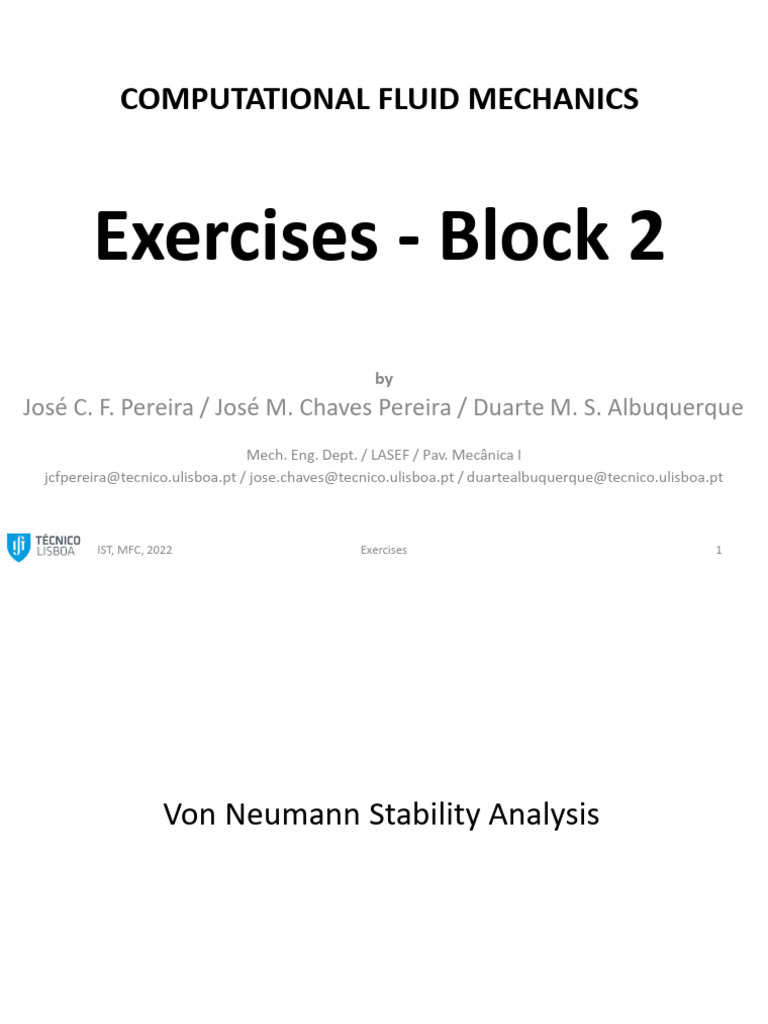 MFC 2022 Exercises Block 2 v1 | PDF | Mathematical Analysis | Mathematics