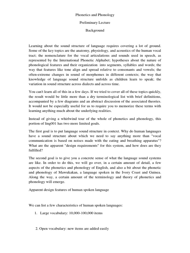 Understanding Phonetics and Phonology | PDF | Phonetics | Phonology