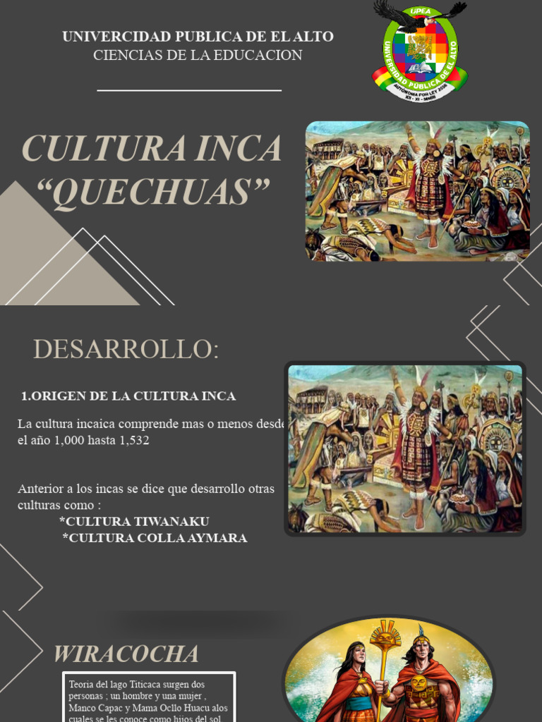 Orígenes y Sociedad de la Cultura Inca | PDF | Imperio Inca | Andes