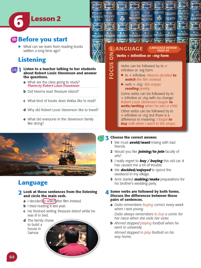 Lesson 2: Before You Start Listening 1 | PDF | Phrase | Linguistics