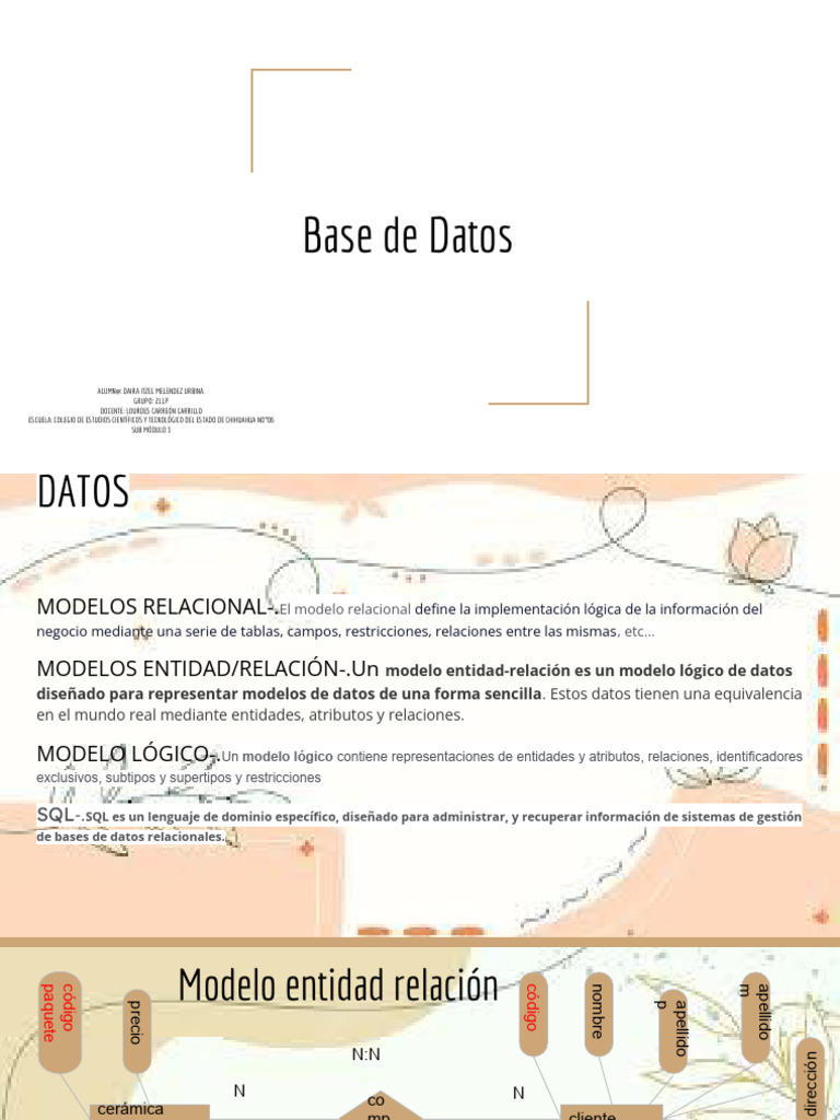BD SQL - D.M | PDF | Base de datos relacional | SQL