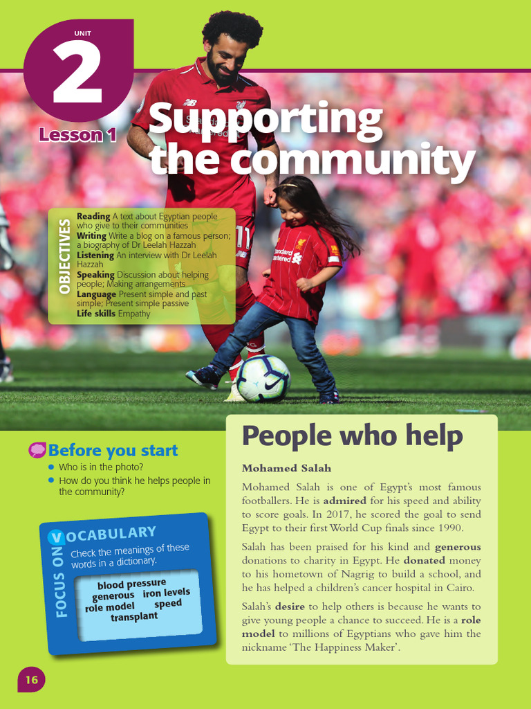 Supporting The Community: People Who Help | PDF | Blood Donation