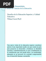 Desafios Del Curriculum en La Educacion Superior2022