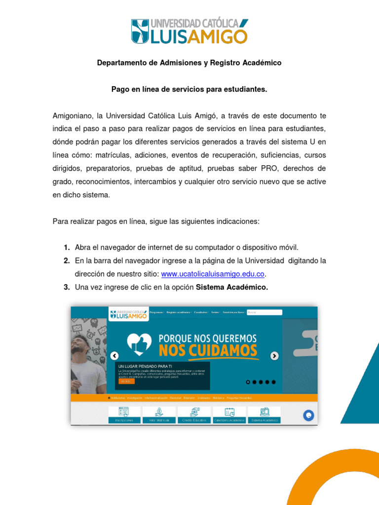 Guía de Pago en Línea para Estudiantes | PDF | Crecimiento personal y ...