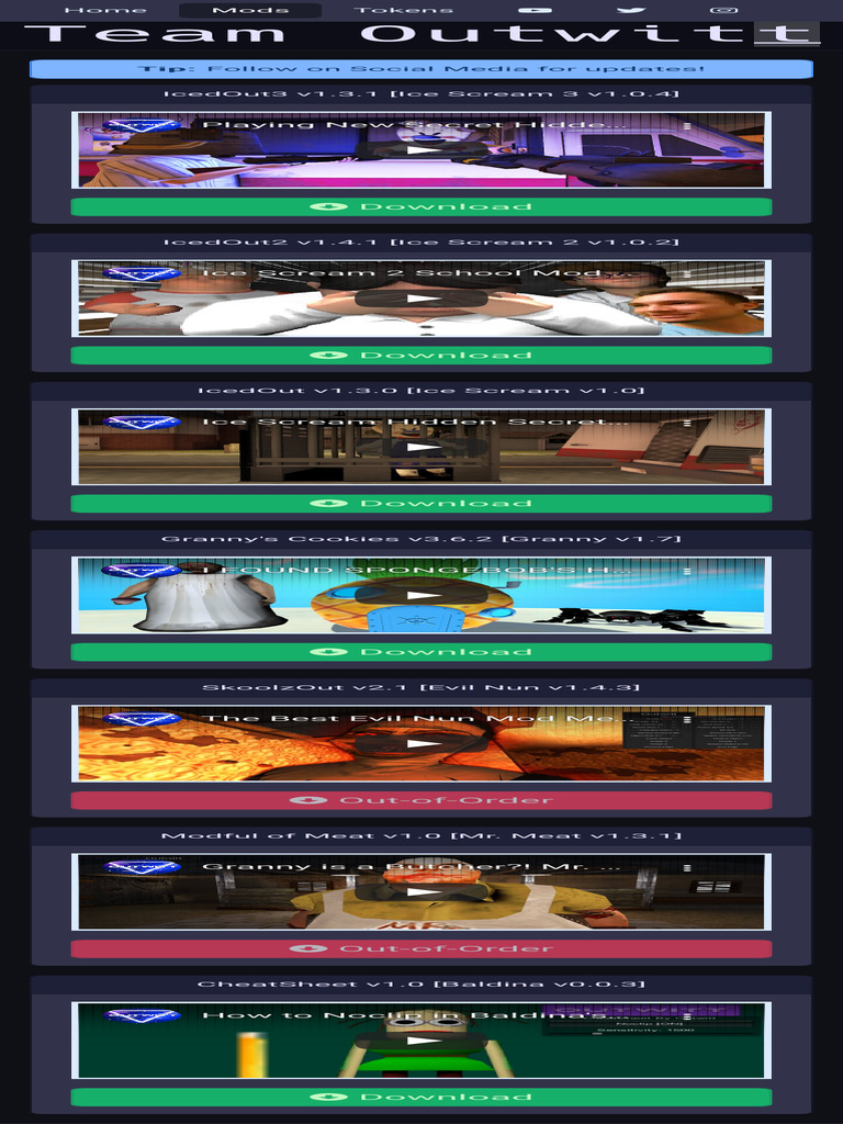 Ice Scream and Mod Downloads Guide PDF
