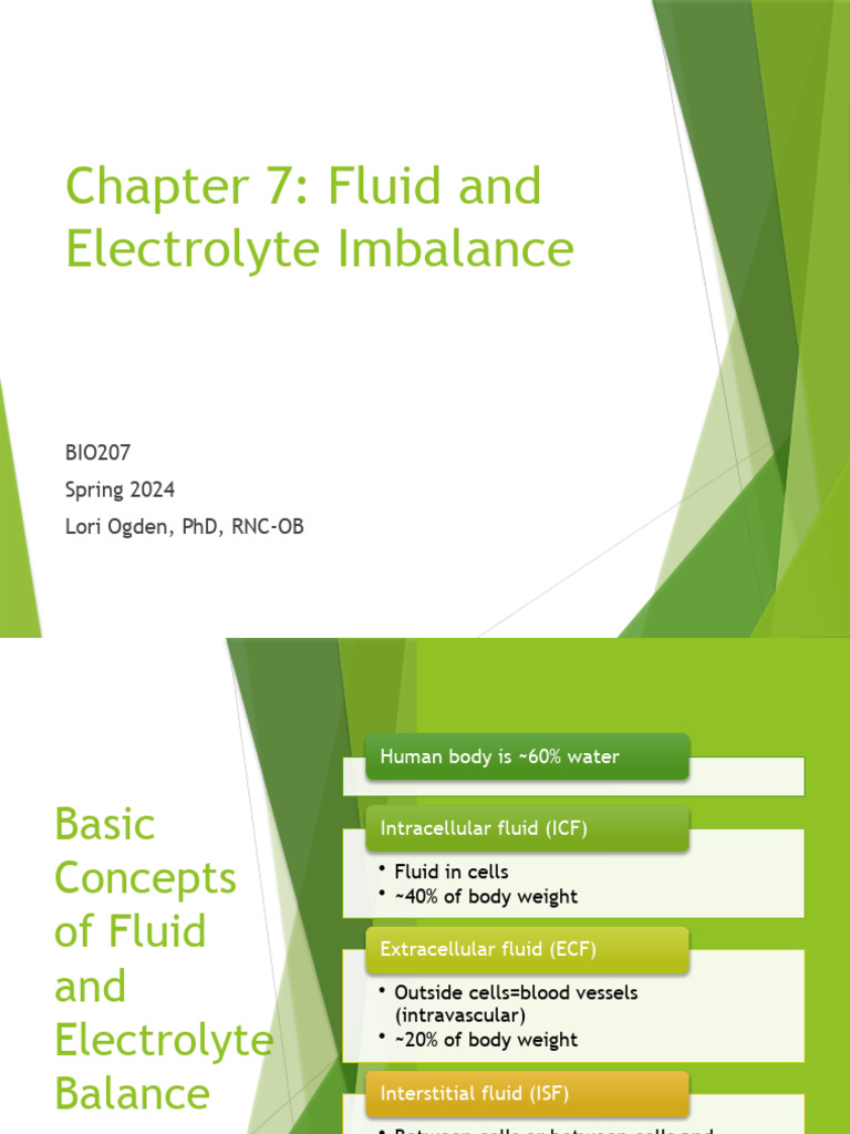 Fluid and Electrolyte Imbalance Guide | PDF | Edema | Medical Specialties