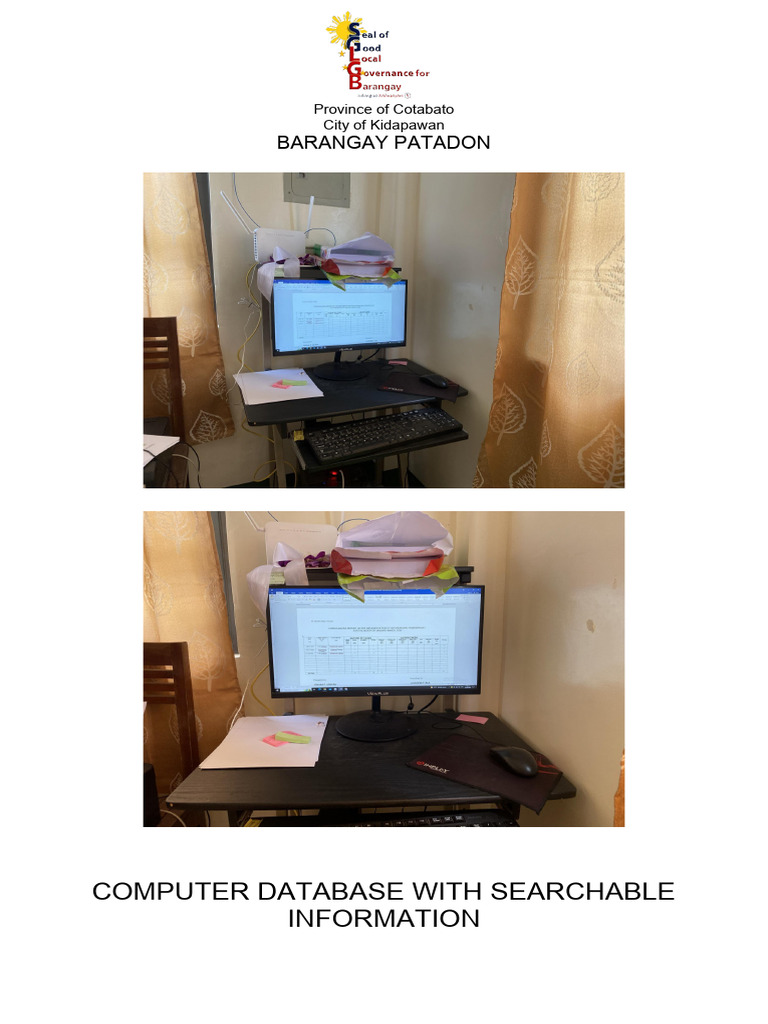 SGLGB Template Computer Database With Searchable Information PDF