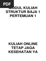 Saya Modul MK Struktur Baja I (Thamrin Nasution) | PDF | Seni
