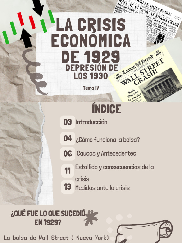 Causas y Consecuencias de la Crisis de 1929 | PDF | Bancos | Nuevo acuerdo