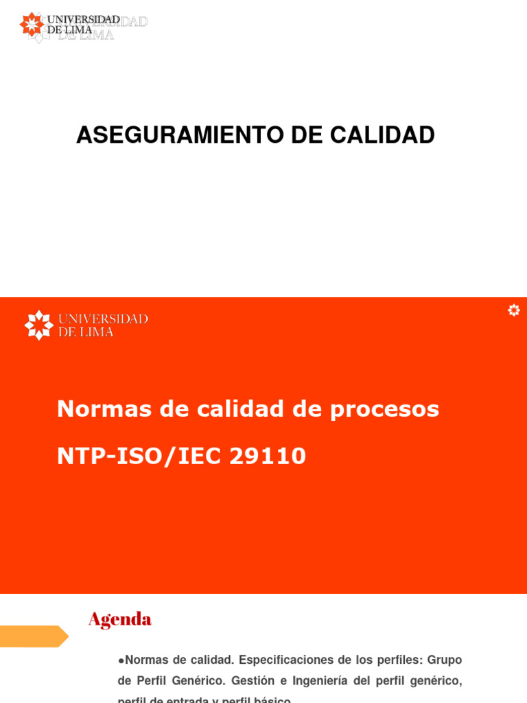 Normas ISO/IEC 29110 para Calidad Software | PDF | Software | Calidad ...