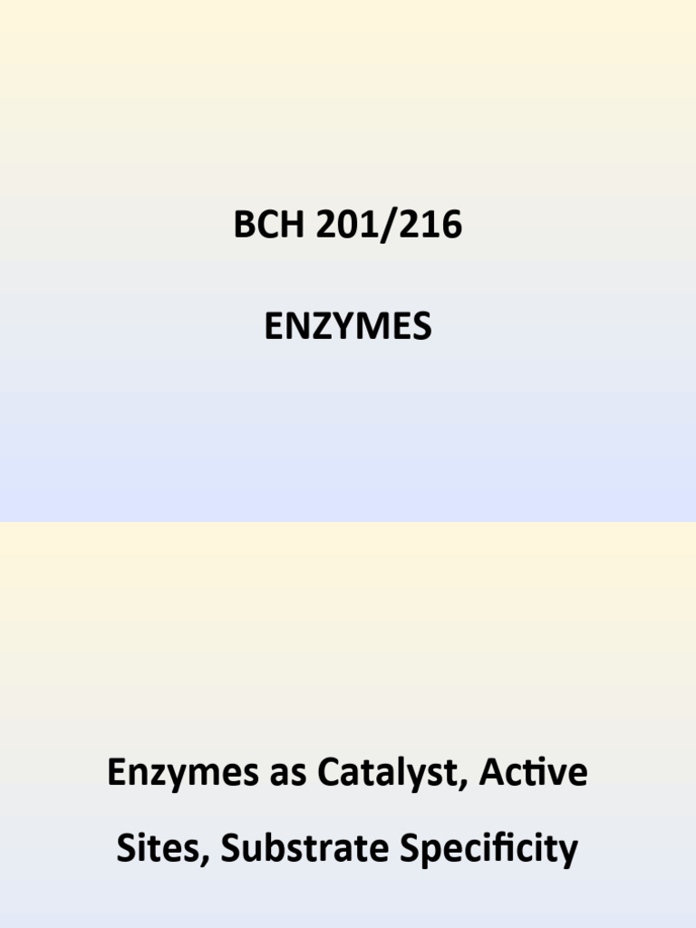 Enzymes Pdf Cofactor Biochemistry Enzyme Kinetics