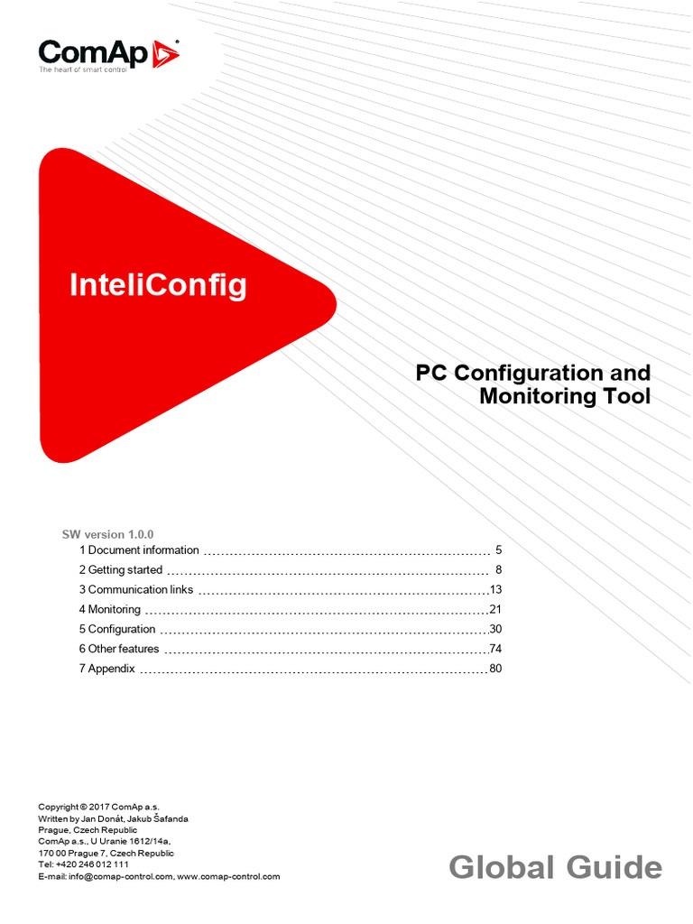 InteliConfig - Global Guide | PDF | Online And Offline | Computer Network