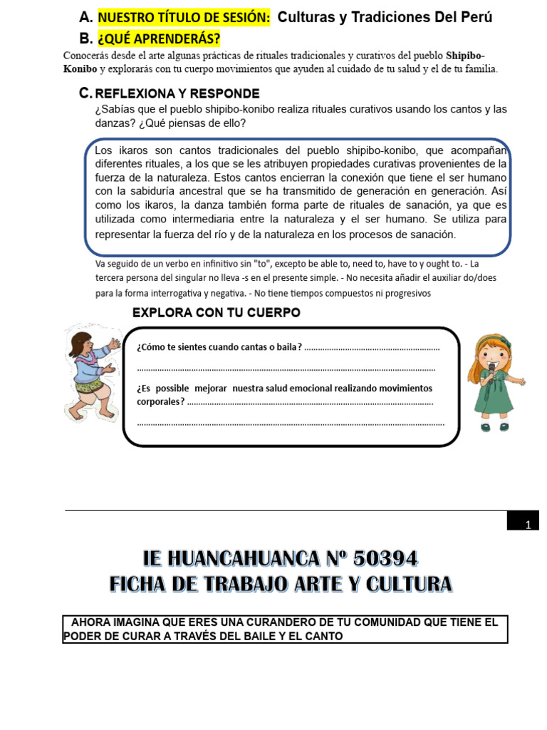 Ficha Arte y Cultura | PDF | Artes del lenguaje y disciplina | Estudios ...