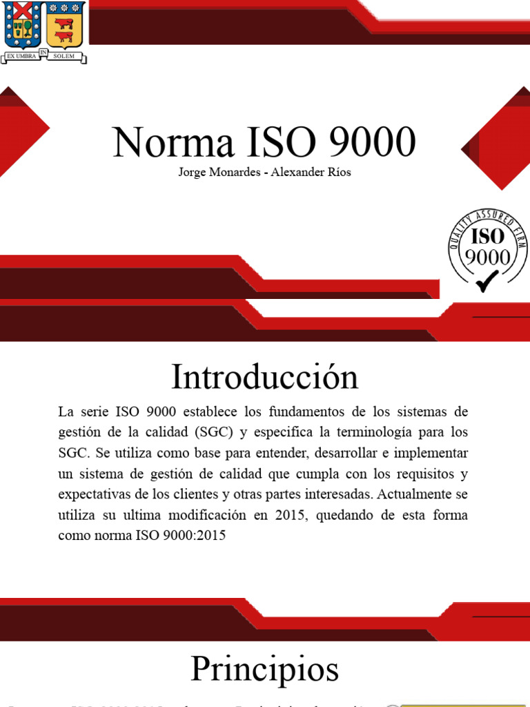 Guía sobre la norma ISO 9000:2015 | PDF | Iso 9000 | Gestión de la calidad