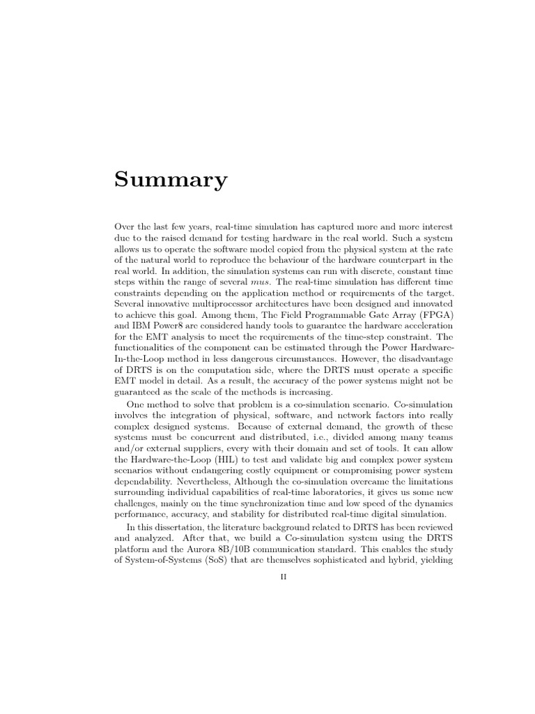 Real-Time Co-Simulation for EMT Systems | PDF | Simulation | System