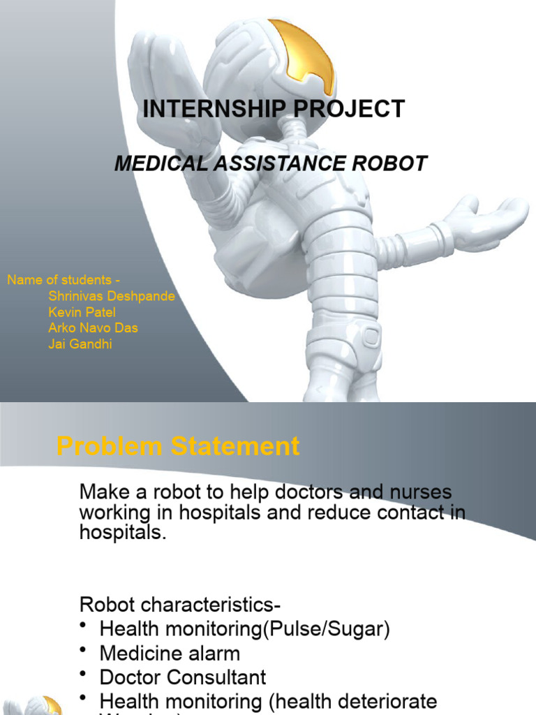Medical Assistance Robot Project Overview | PDF