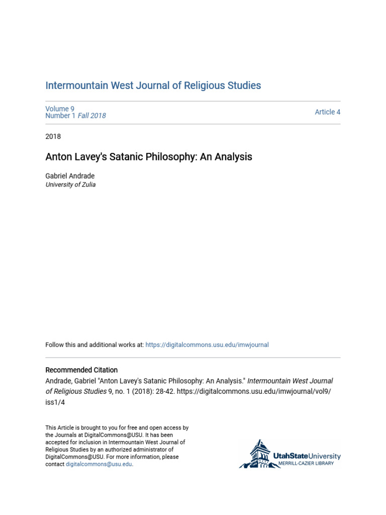 The Dark Legacy of Anton LaVey: Unveiling the Life and Philosophy of the Father of Satanism