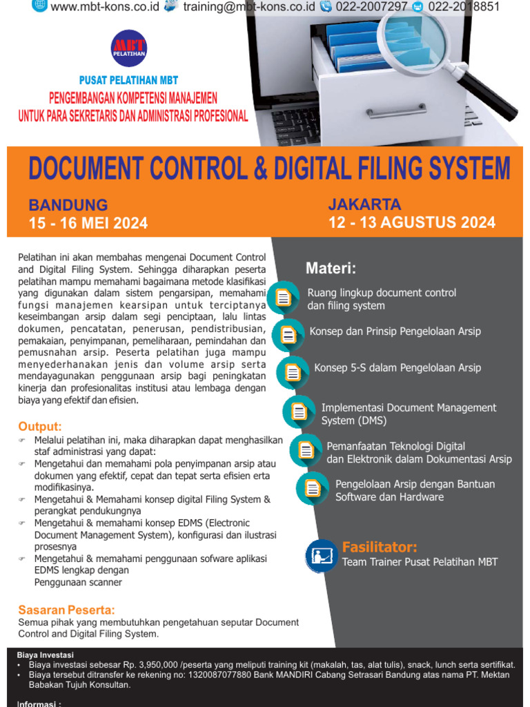 Pelatihan Sistem Pengarsipan Digital | PDF | Seni | Komputer