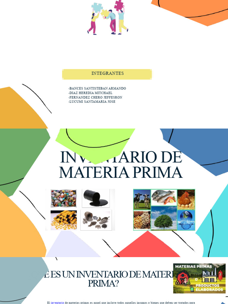 Inventario de Materia Prima | Descargar gratis PDF | Business | Cadena ...