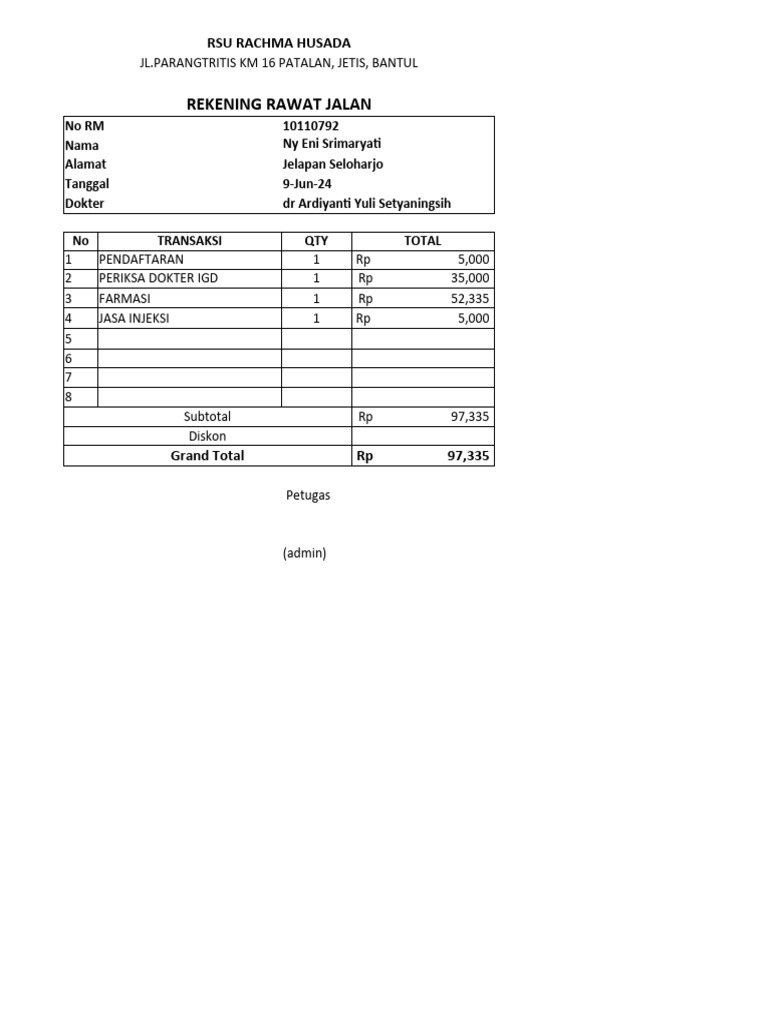 Nota Rajal Manual | PDF