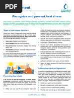 Qatar Heat Stress Prevention Guidelines | PDF | Hyperthermia | Humidity