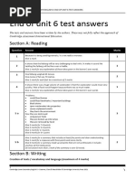 LS English 8 Unit 1 Test | PDF