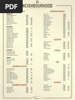 Opiuci Spirit & Liquor Menu Updated Apr 23 | PDF | Whisky | Soft Drink