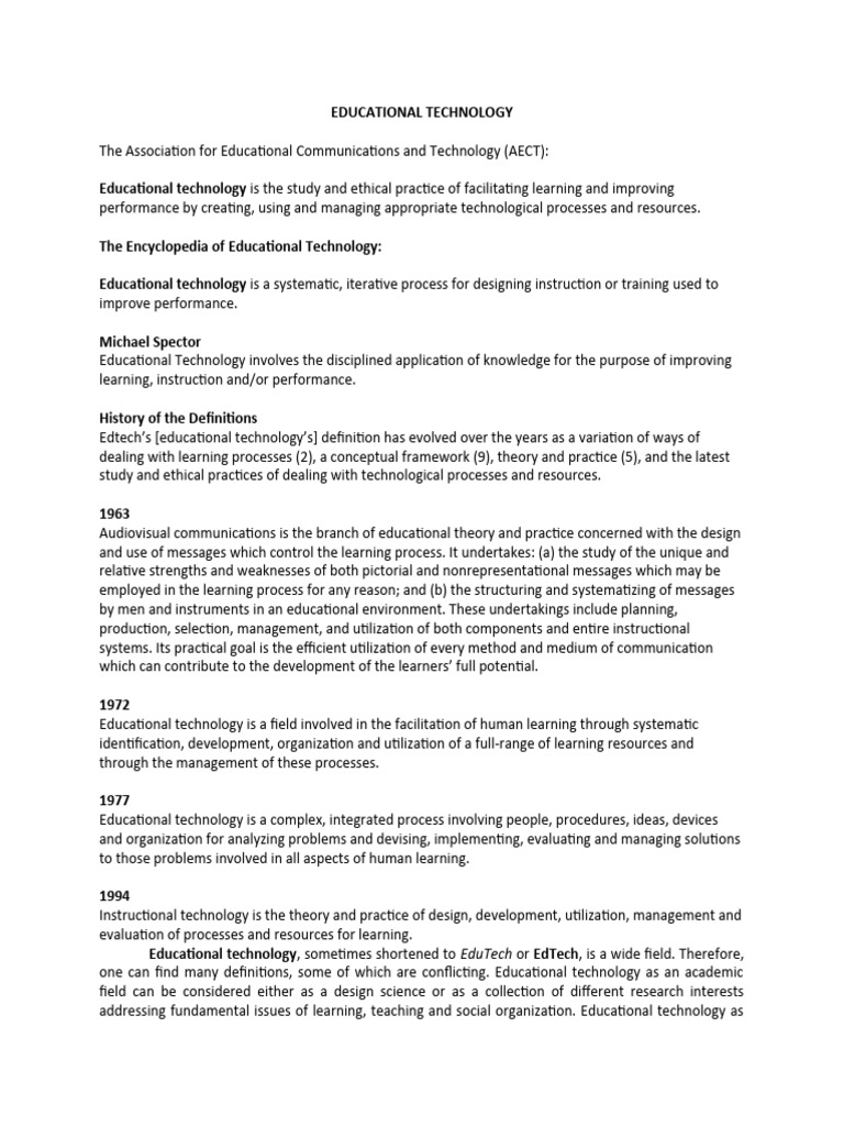 definition-history-pdf-educational-technology-learning