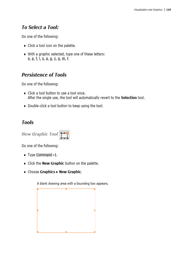 Graphics Tool Selection Guide | PDF | Cursor (User Interface) | Computing