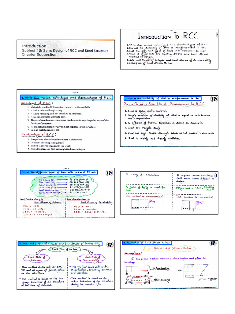 RCC and Steel Structure Design Guide | PDF | Building Technology ...